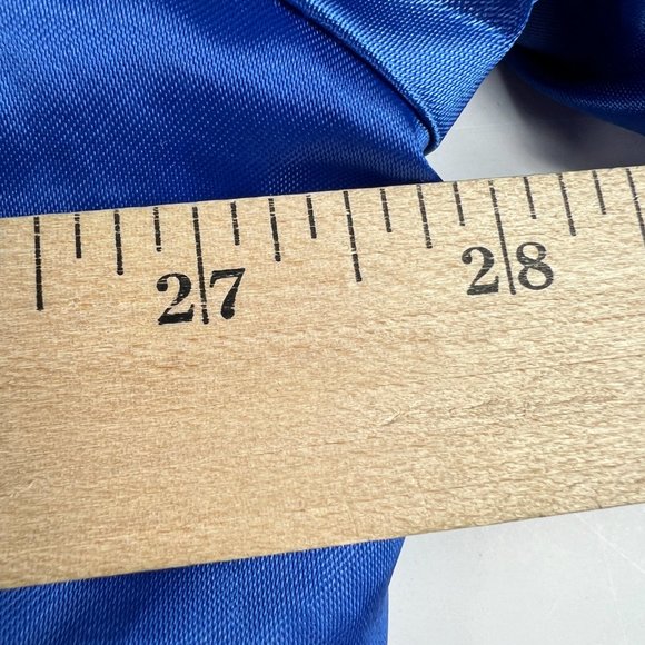 VTG 70s Kentucky Wildcats Satin Jacket Extra Large Blue Spell Out Snap Button - Picture 14 of 15